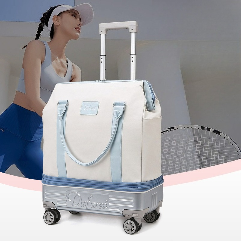 Foldable Rolling Luggage Bag - Mala de Viagem com Rodas e
