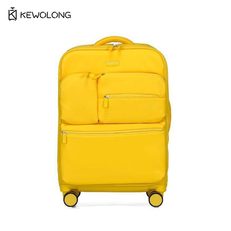 Nova Mala de Viagem de Tecido  - Spinner Wheel Rolling Suitcase 20 Inch avaliação e preço