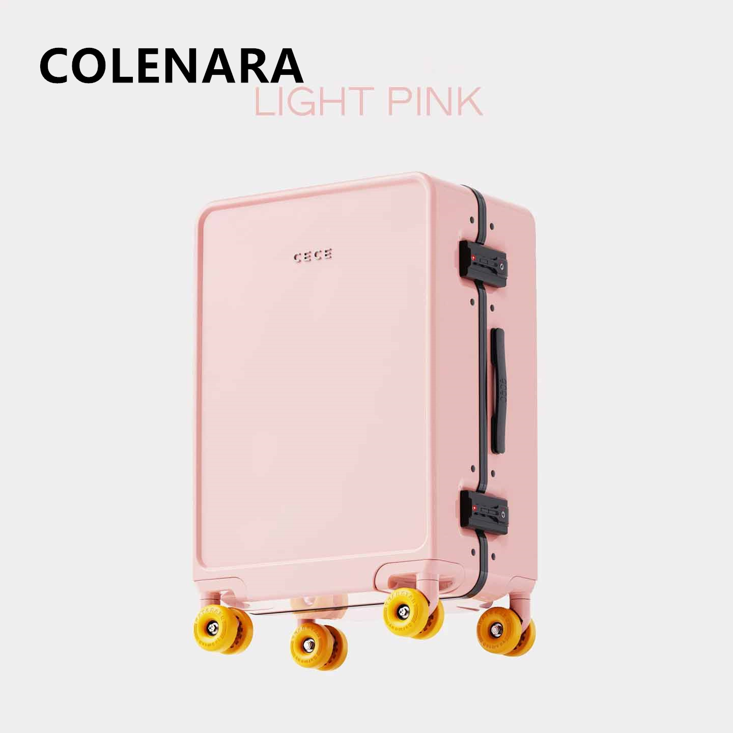 COLENARA Mala de Bordo ABS+PC  - Aluminum Frame Carry On Luggage avaliação e preço