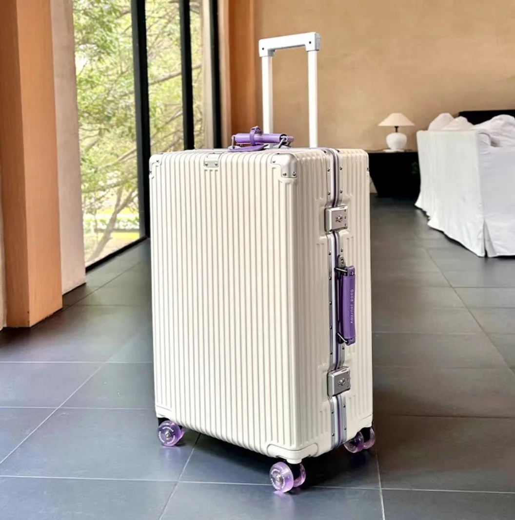 Mala de viagem com estrutura d - Aluminum Frame Carry On Luggage avaliação e preço