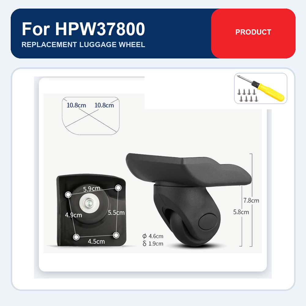 Roda de bagagem de substituiçã - Silent Replacement Luggage Wheels avaliação e preço
