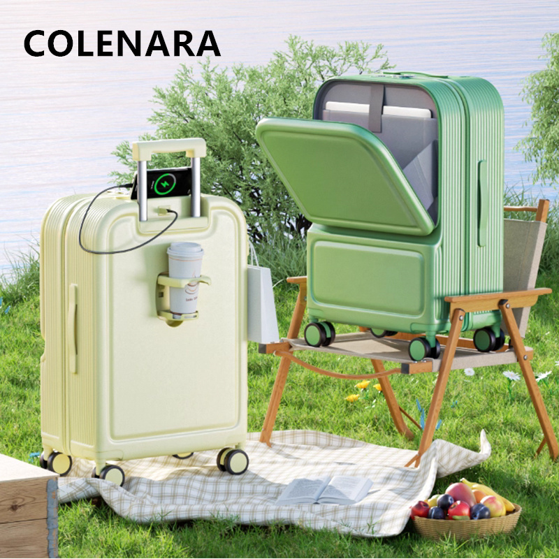Colenara abs + pc mala abertur - Front Opening Laptop Luggage 24 Inch avaliação e preço